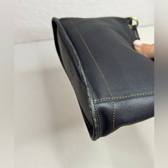 Old Coach 9311 Rare Made In USA Hand Bag Pouch Black Vintage - Picture 7 of 12